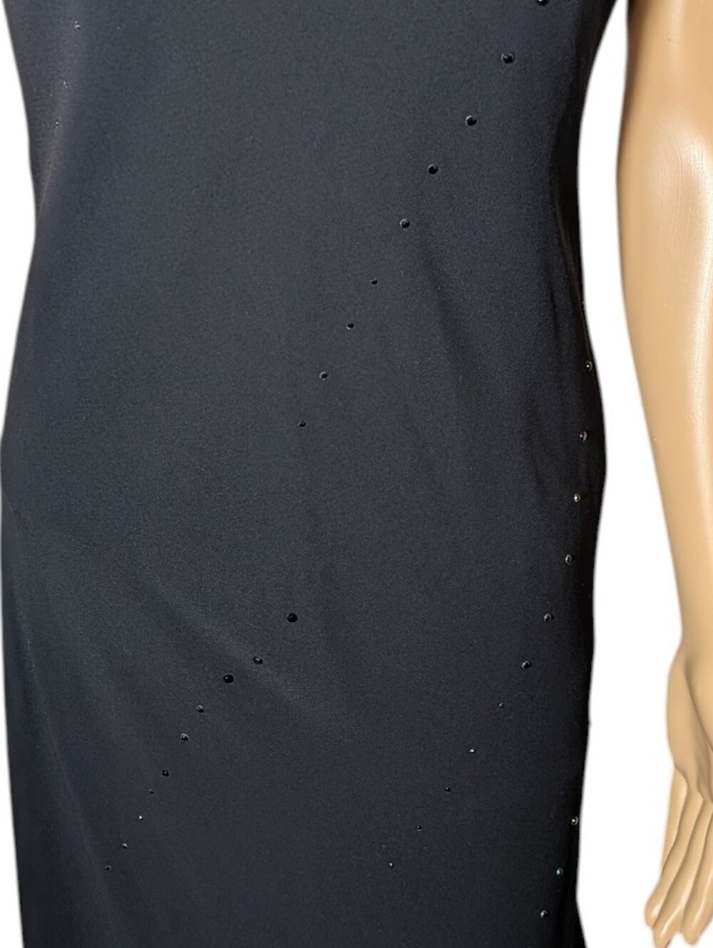 Jones NY Black Studded Dress Size 8 - Picture 6 of 10
